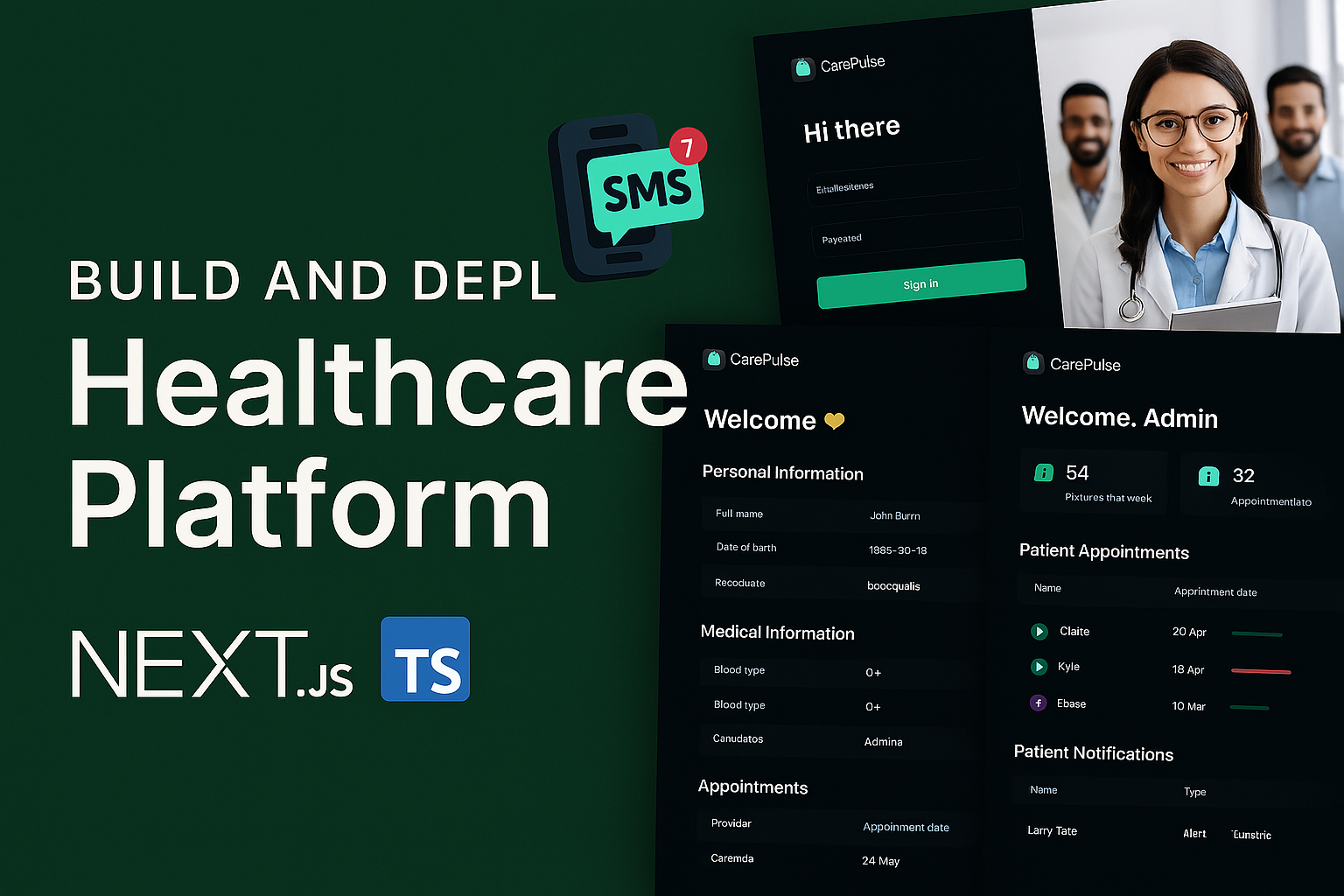 Screenshot of Healthcare Application Development Setup project